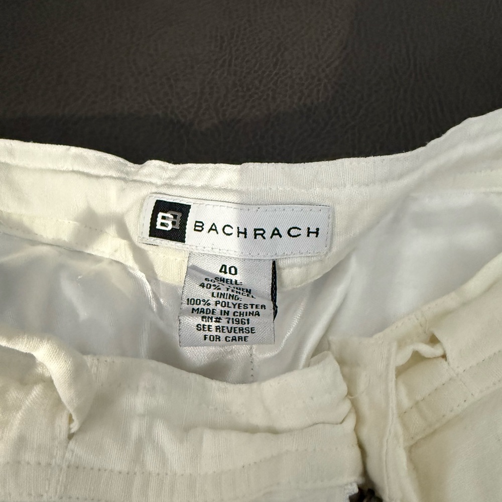 Bachrach Classic Cream Trousers